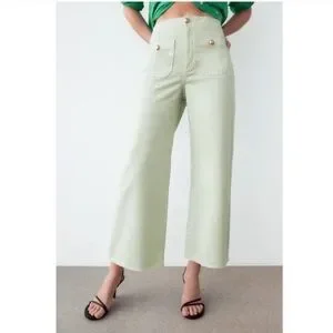 新品・未使用ZIGGY-ZAZA cosmo pant bright green ZIGGY CHEN - Men Drop Crotch Wide Leg Trousers – Atelier New